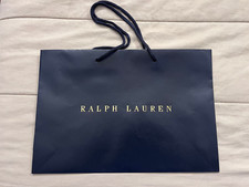 RALPH LAUREN Paper Bag - 40 x 27 X 15 CM - Original Dark Blue Color RL