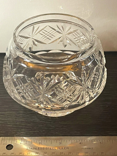 Vintage heavy cut clear - clear, glass