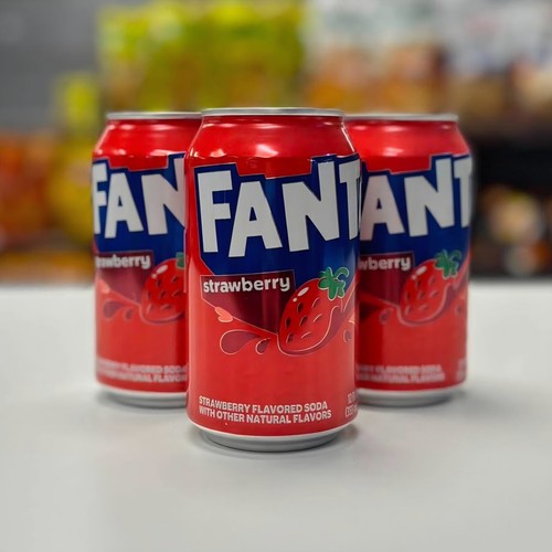 Fanta strawberry 355ml 3 - strawberry,