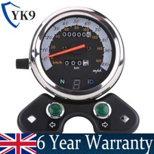Universal Motorcycle LCD Digital Speedometer Motorbike Odometer Tachometer Gauge