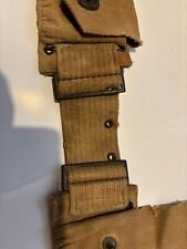 WW1 US SPRINGFIELD 10 POUCH AMMO BELT DATED