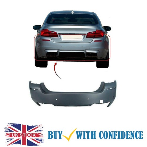 Rear bumper primed with pdc - rear,