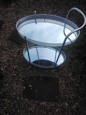 Drinks Trolly, Two Tier, On Costers. Syphon Shown For Size Only Not For Sale.