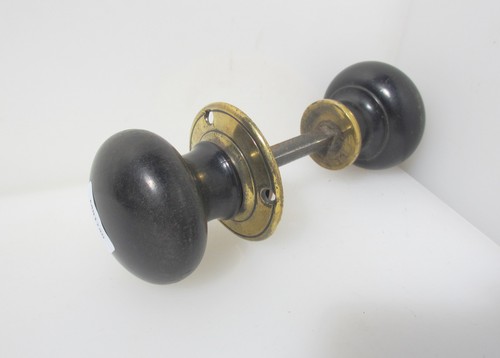 Antique wooden door knobs - wooden,
