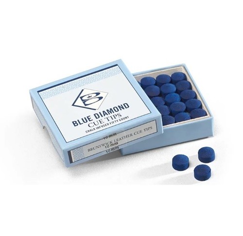 Blue diamond cue tips - diamond, genuine