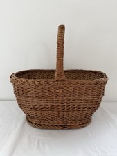 Vintage French Wicker Shopping