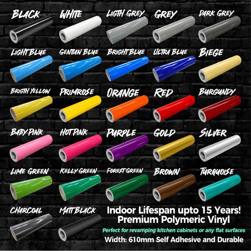 White gloss vinyl - gloss,
