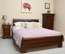 Mahogany Sleigh Bed Frame |