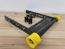 Grab bar twin roller wheelie bar quad bike Yamaha RAPTOR 700R with wheels