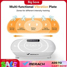 Vibration Plate Whole Body Workout Power Exercise Machine Fitness Home