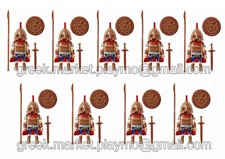 PLAYMOBIL GREEK SPARTAN ANCIENT HOPLITE ROMAN SOLDIERS MEDIEVAL 9 FIGURES 