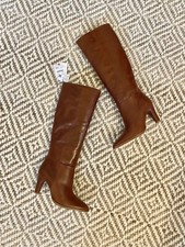 Zara Tan Brown Leather Mid