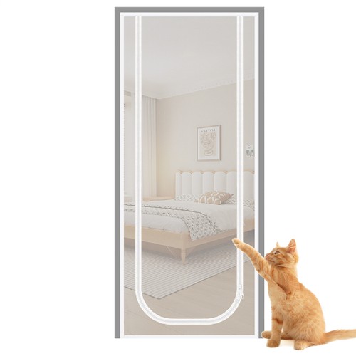 Reinforced cat screen door - reinforced,