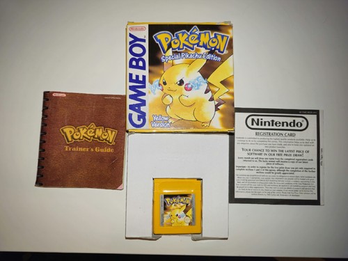 Pokemon yellow complete boxed - pokemon,