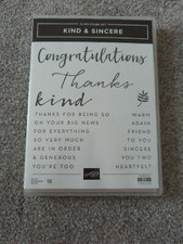 Stampin' Up! Kind And Sincere Stamps - NEW!