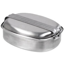 Mil-Tec French Mess Kit Stainless Steel Eating Cooking Camping Travel Survival
