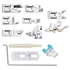 12Pcs Sewing Machine Presser Foot Kit Fits Brother Fits Janome Fits Singer