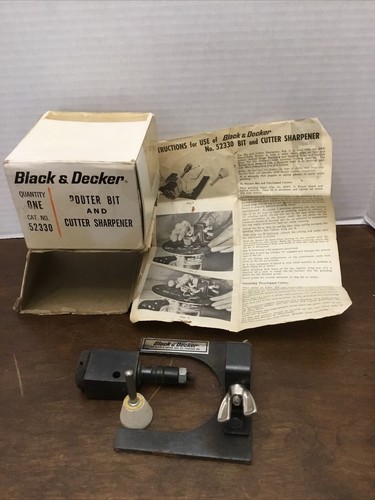 Black decker router bit and - &,