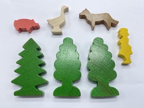 Vintage brio trees animas - vintage, trees,