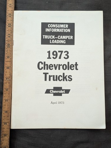 1973 chevy truck camper - chevy,