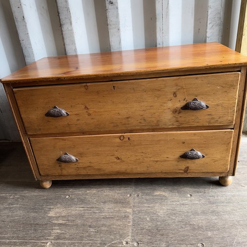 Antique pine low - antique,