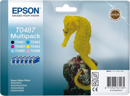 Genuine epson t0487 multipack - t0487,