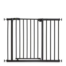 hauck Close N Stop Safety and Stair Gate + 21cm extension, Charcoal