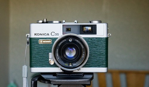 Konica c35 rangefinder camera - konica,
