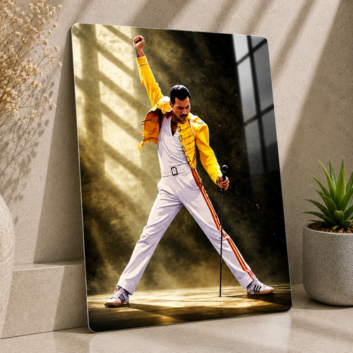 Freddie mercury metal sign - freddie,