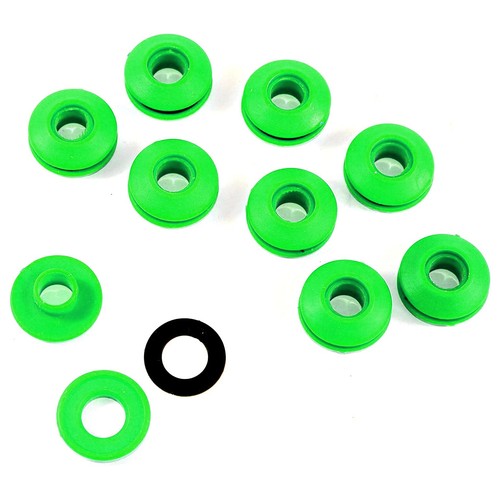 Green plastic snap - plastic,