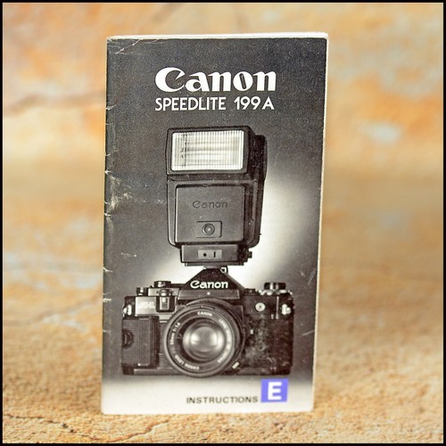 Canon speedlite 199a - canon,