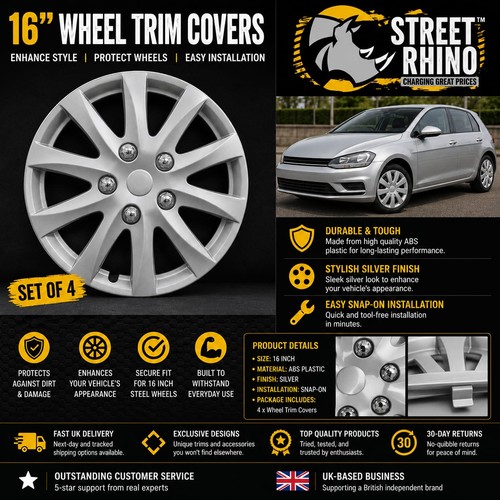 Silver wheel trims covers - trims,