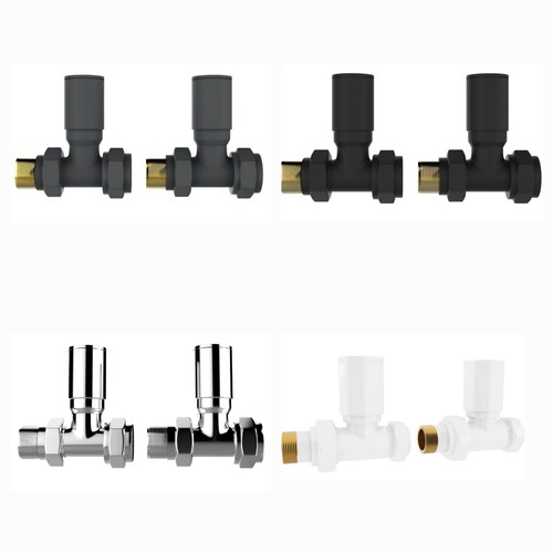 Radiator valve straight manual - straight,