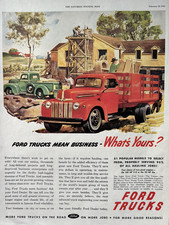1946 Ford Trucks Mean Business