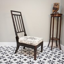 Victorian Bobbin Slipper Chair