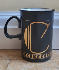 VINTAGE DUNOON MATT BLACK MUG