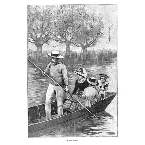 Victorian family river - victorian, a