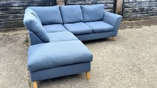 Scs large sofa with footstool - scs,
