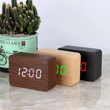 Electronic LED Wooden Alarm