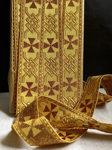 Vintage tape ecclesiastical - tape,