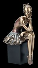 Ballerina Figure - L'Attente on Monolith - Veronese Ballet Dancer Art Deco