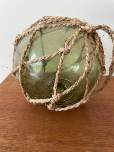 Green glass float buoys - float,
