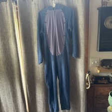 Vintage Disney's Winnie The Pooh Eeyore Adult Costume Hooded Size S