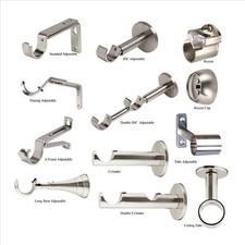 Curtain Pole Brackets, Satin
