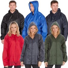 Unisex Plain Rain Coat Mac