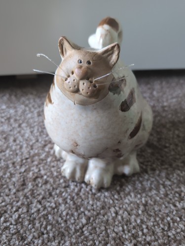 Vintage ceramic large - vintage, cat