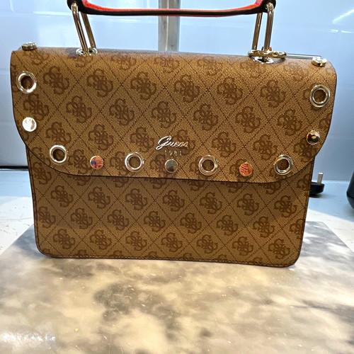 Guess 1981 brown logo - guess,