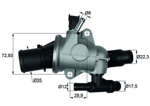 Thermostat coolant mahle ti - coolant,