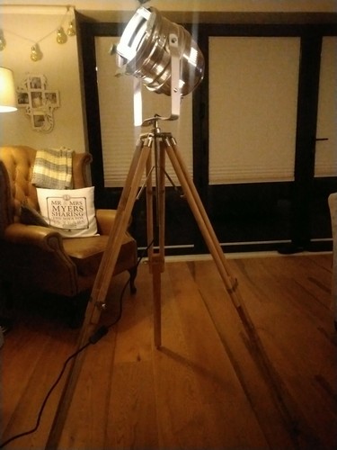 Retro chic floor lamp - floor, short