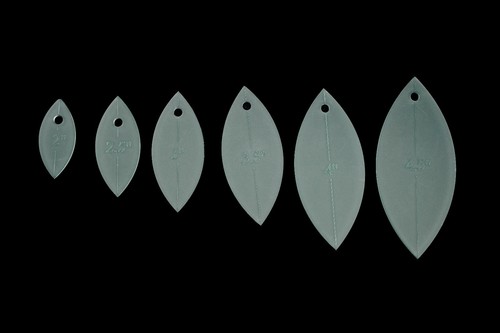 Set petal leaf acrylic - 6,